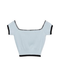 Stitched Knit Tube Top