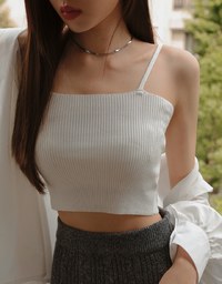 Classic Thin Strap Knit Top