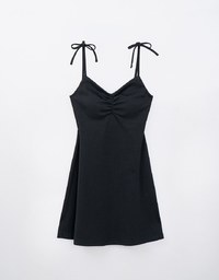 Air Zero Gravity Slimming Front Ruched Cami Mini Dress