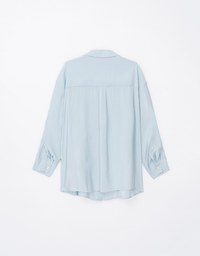 Lightly Sheer Bow Tie Blouse