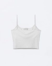 WARM↑UP Thin Heating Button Front Cami Bra Top