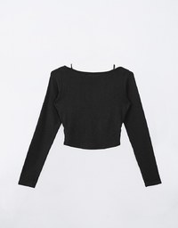 Stylish Front Hollow Out Ruched Top