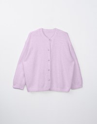 Pearl Embellished Button Up Fluffy Jacket