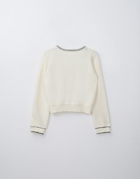 Versatile Pearl Embellished Knit Top