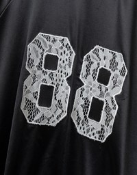 Lace Oversized Long Sleeve Jersey