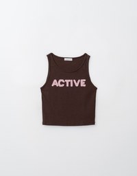 ACTIVE Ribbed Tank Top