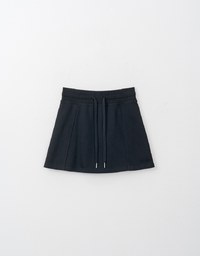 H Line Straight Cut Mini Skirt