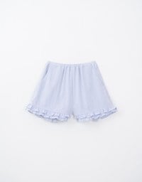 Playful Ruffle Trim Elastic Shorts