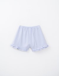 Playful Ruffle Trim Elastic Shorts