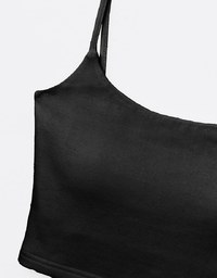 WARM↑UP Heating Cropped Cami Bra Top