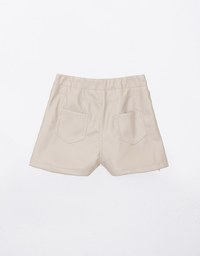 Soft Matte Stretch Faux Leather Shorts