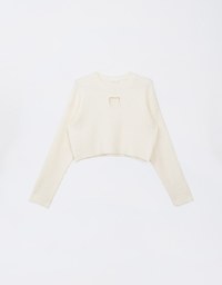 【HEYMAN Design】Heart Shape Cut Out Knit Sweater