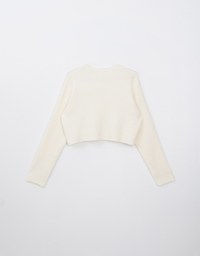 【HEYMAN Design】Heart Shape Cut Out Knit Sweater