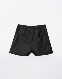 Soft Matte Stretch Faux Leather Shorts