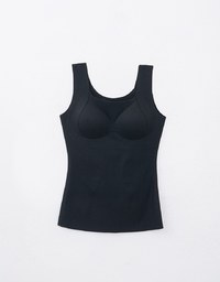 Solid Color U Neck Sleeveless Heating Slimming Bra Top