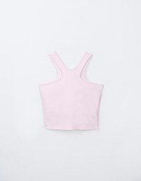 WARM↑UP Lightweight Plush Shoulder Baring Heat Bra Top