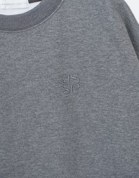 Crew Neck Fleece Lined Sweatshirt With Air Space Logo