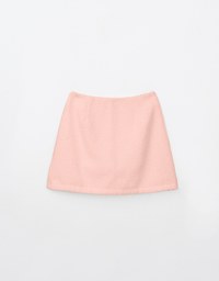 Textured Glitter Woolen Mini Skirt