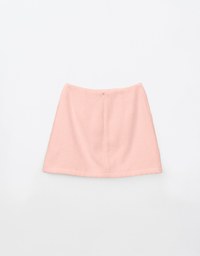 Textured Glitter Woolen Mini Skirt