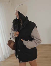 Sleeveless Puffer Gilet Vest Jackets