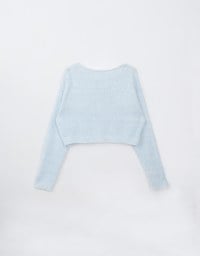 2 Way Gradient Loose Fit Knitted Sweater