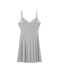 AIRY HOURGLASS Sweetheart Neck Pleated Cami Mini Dress