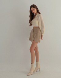 【Stark Minimalism 2.0】High Waisted V Cut Skorts