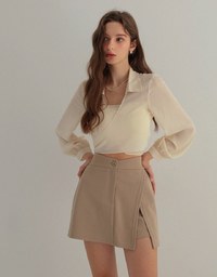 【Stark Minimalism 2.0】High Waisted V Cut Skorts