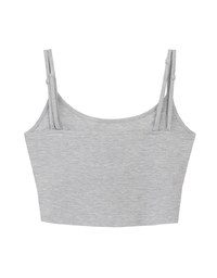 Airy Cool Adjustable Double Strap Cami Crop Top