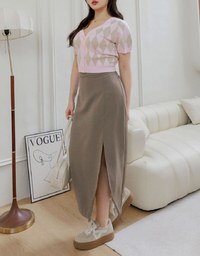 Perfect Body Curved Suit Long Skirt