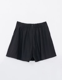 High Waist Asymmetrical Hem Mini Skort