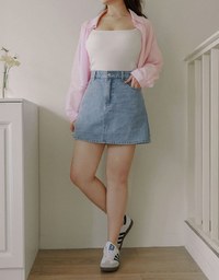 【Den!m LITE】Lightweight Soft Denim Pleated Shorts