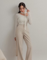 Perfect Body Curved Hip Suit Flared Pants