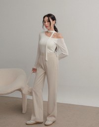 Perfect Body Curved Hip Suit Flared Pants