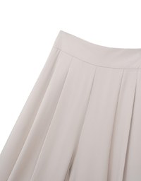 High Waist Flowy Tailored Pleated Wide Leg Pants