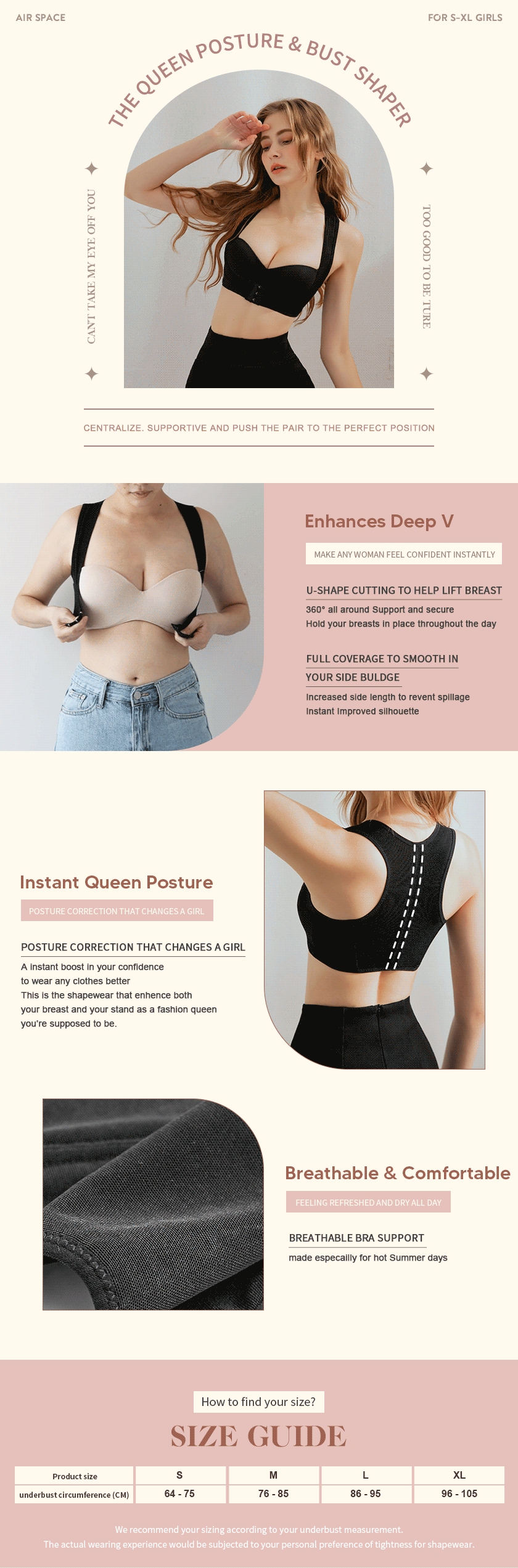 The Queen Posture & Bust Shaper - AIR SPACE