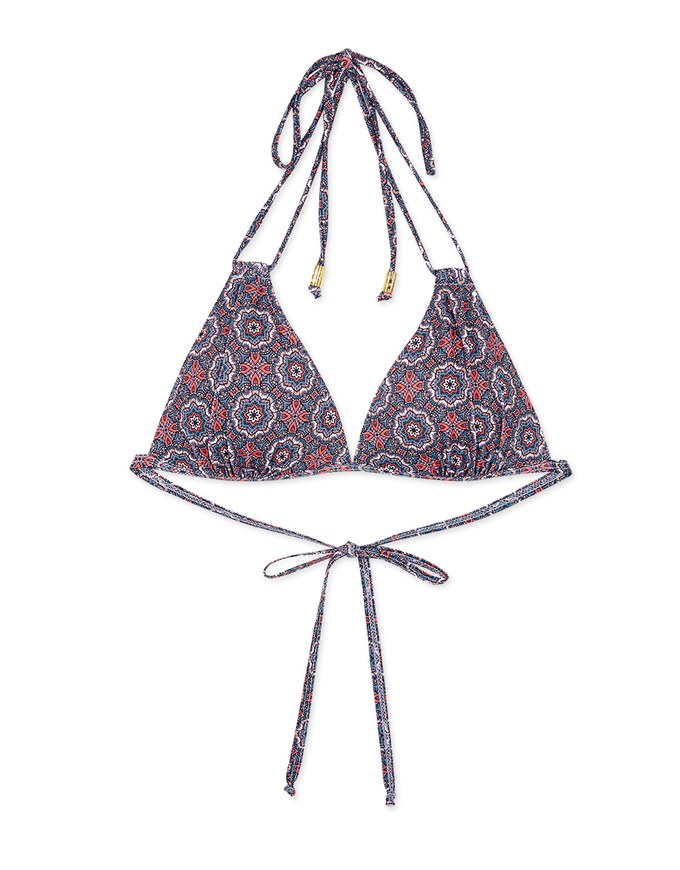 3Way Printed Dual-Strap Bikini Top (Thick Padded)
