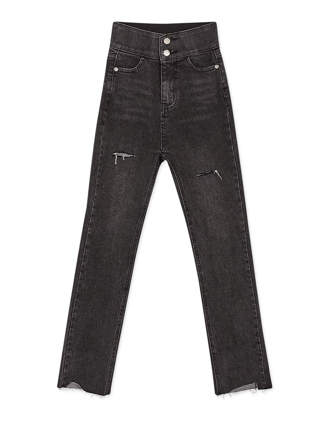 No Filter Shape-Up Slimming Straight-Leg Denim Jeans Pants