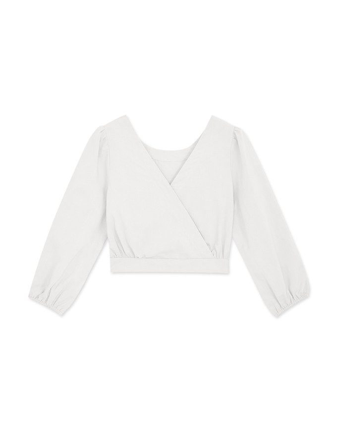 2Way Versatile Peasant Sleeves Crop Top