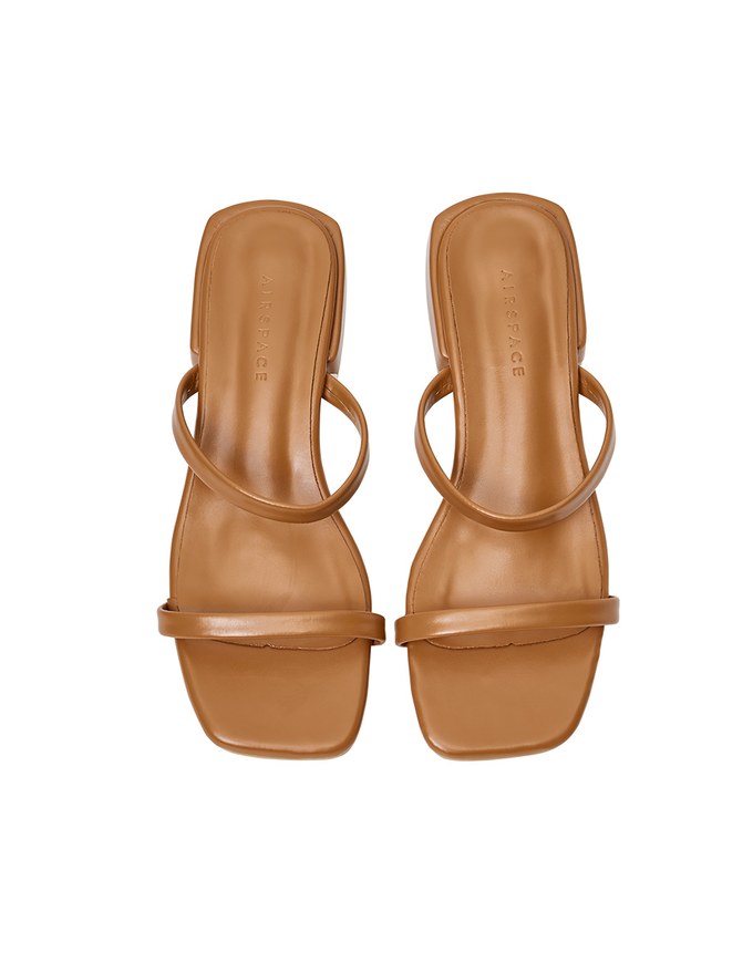 Minimalist Twin-Strap Slide Sandals