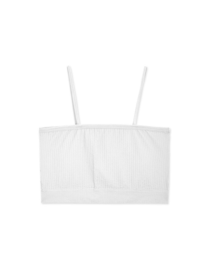 Knit Camisole Bra Top (With Detachable Bra Pad)