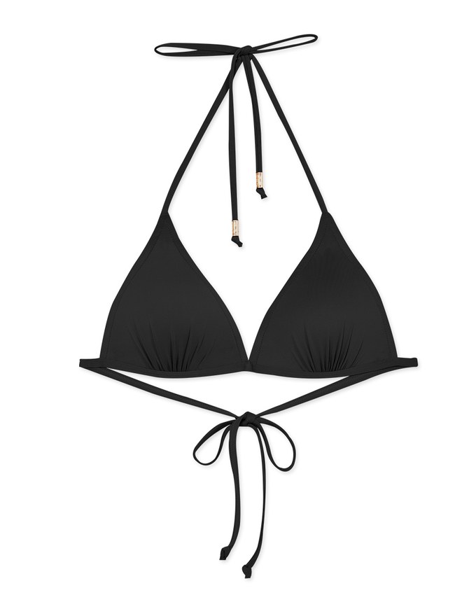 Plain Single Tie Strap Bikini Top (Lightly Padded)