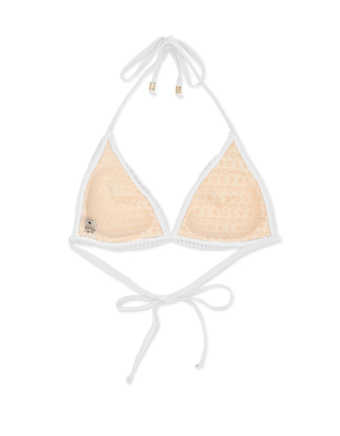 【PUSH UP】Bohemien Weave Braided Bikini Top With Bra Padded