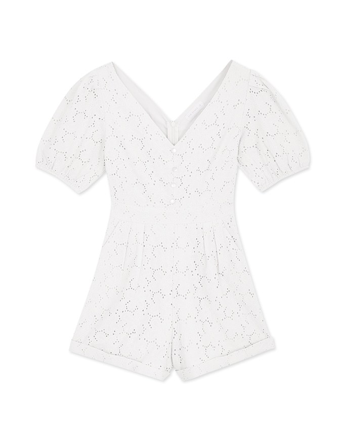 Blossom Eyelet Lacy Playsuit