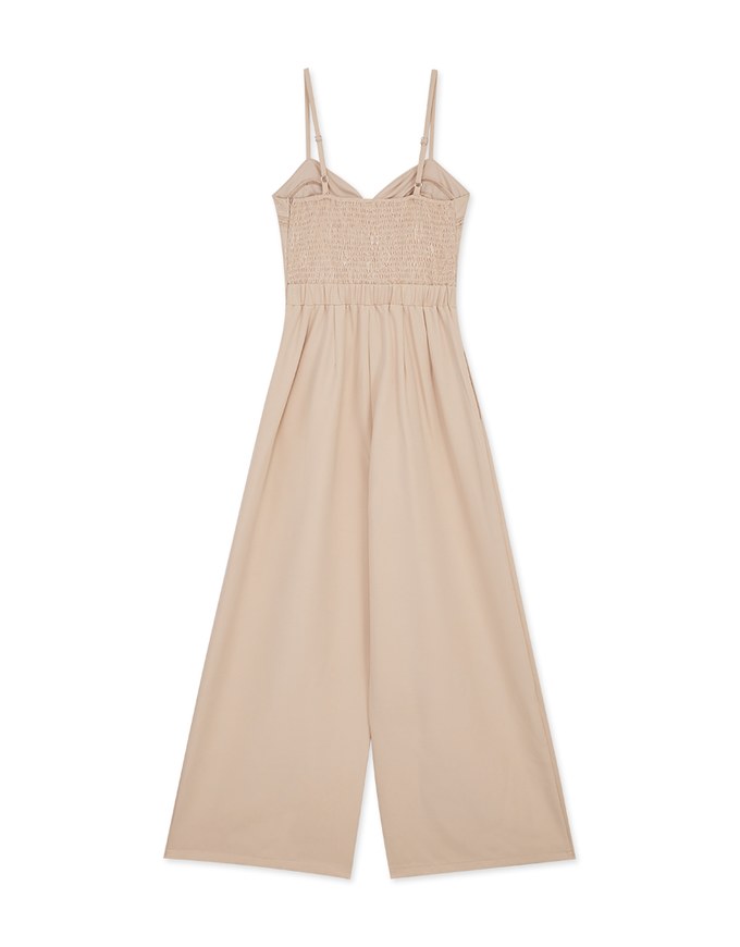Broderie Anglaise Pleated Jumpsuit