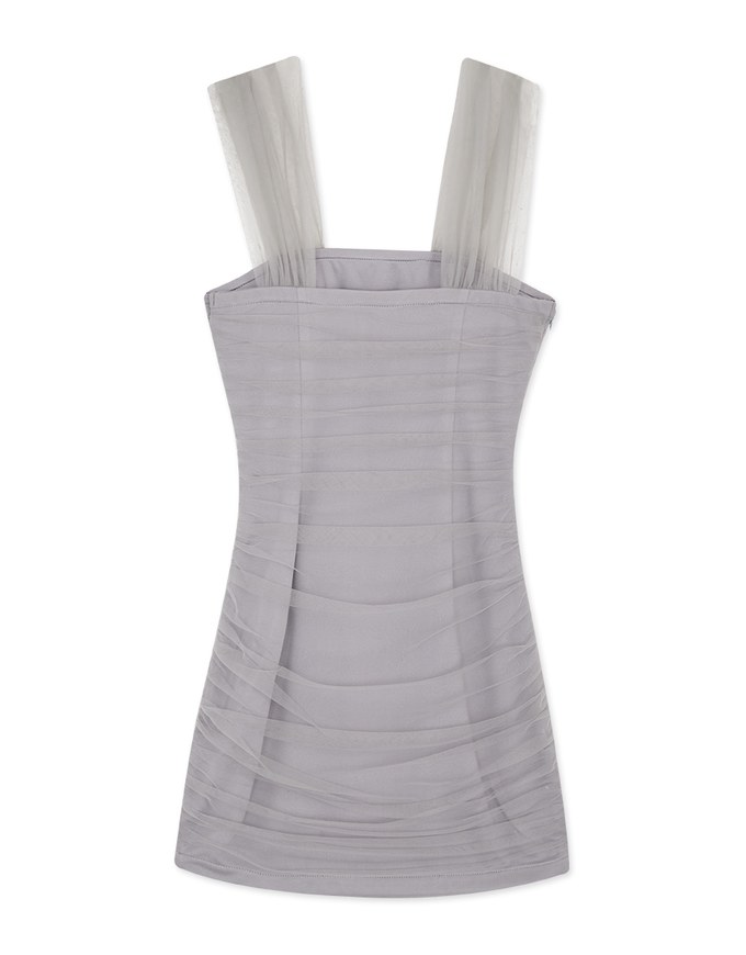 Enchanting Ruched Mini Dress (With Sewn-In Padding)