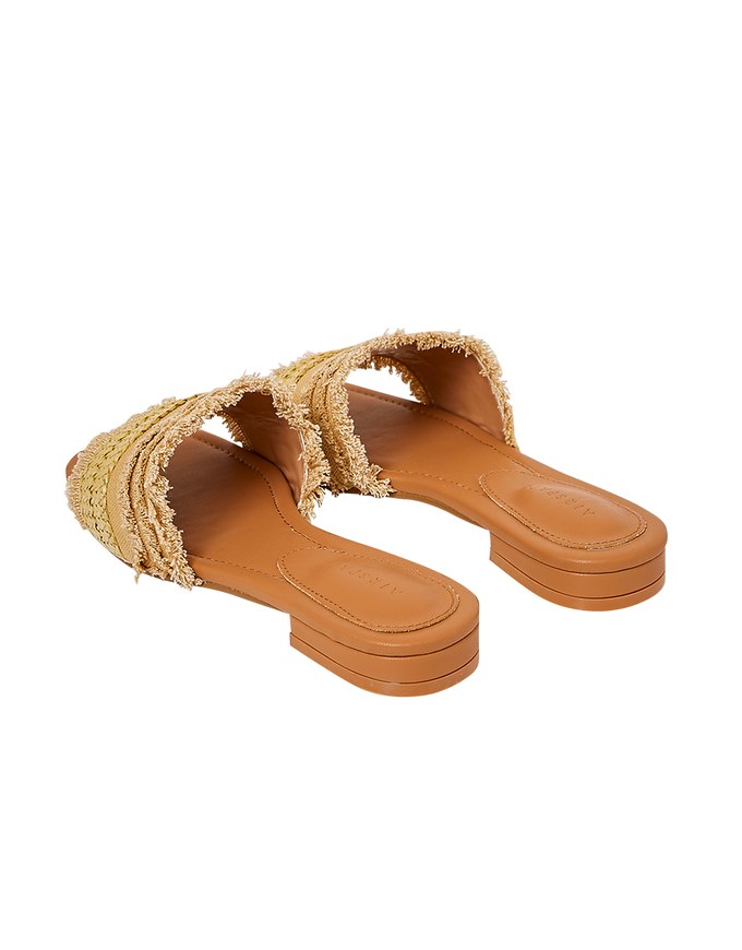 Bohemian Weaved Slide Sandals