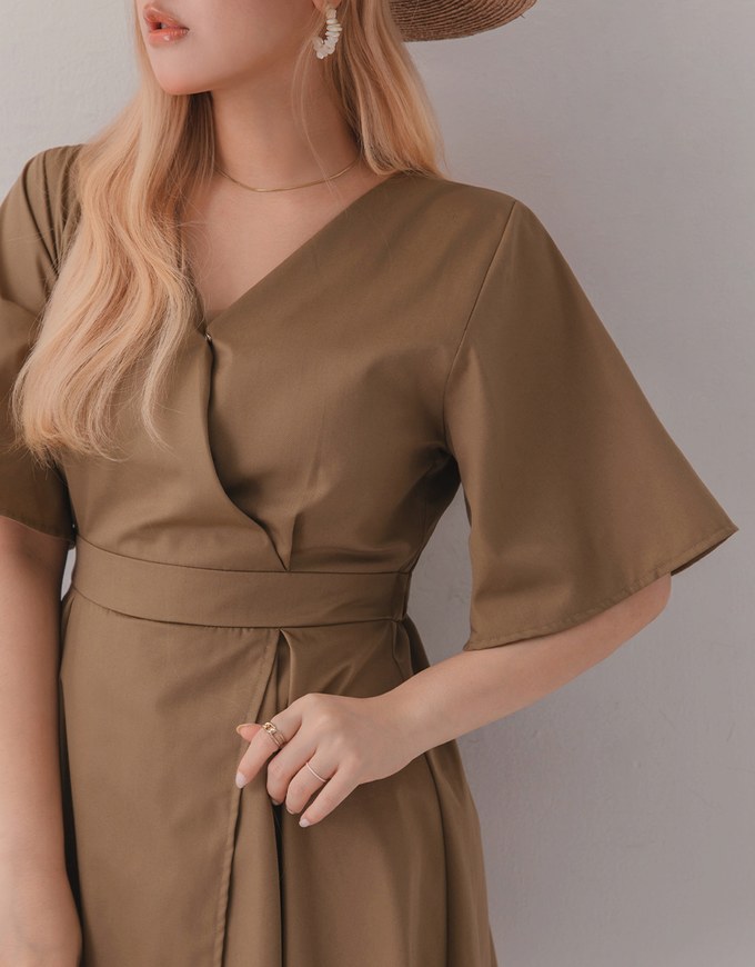Sophisticated Overlay Pleated Playsuit