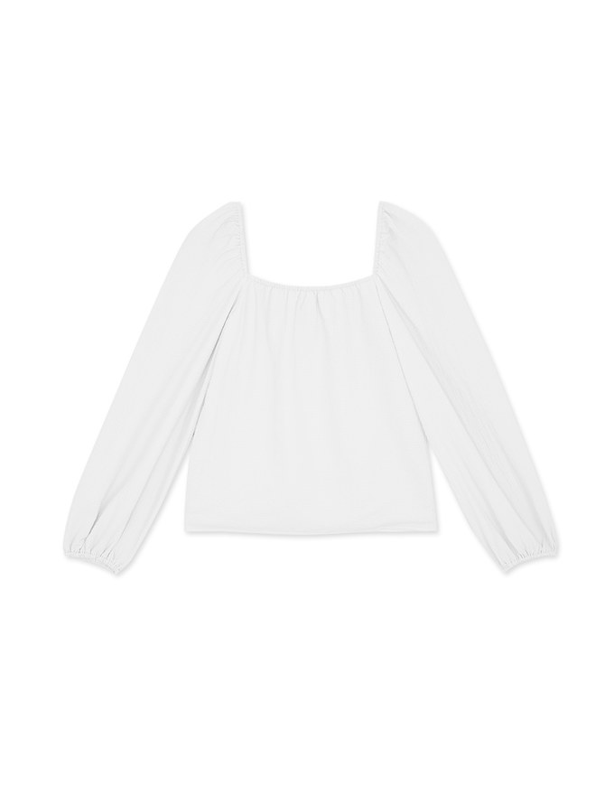 Elevated Casual Ruched Flutter Ruffle Top