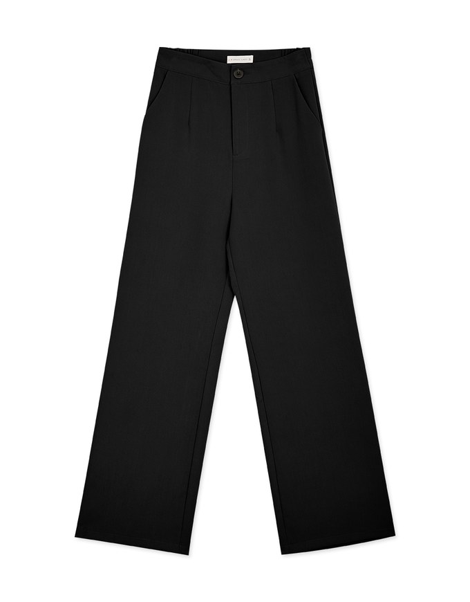 Sleek CEO Slimming Boot-Cut Suit Straight Pants